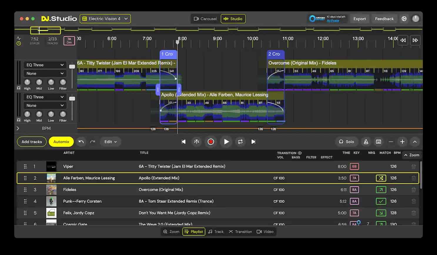 dj studio timeline.webp