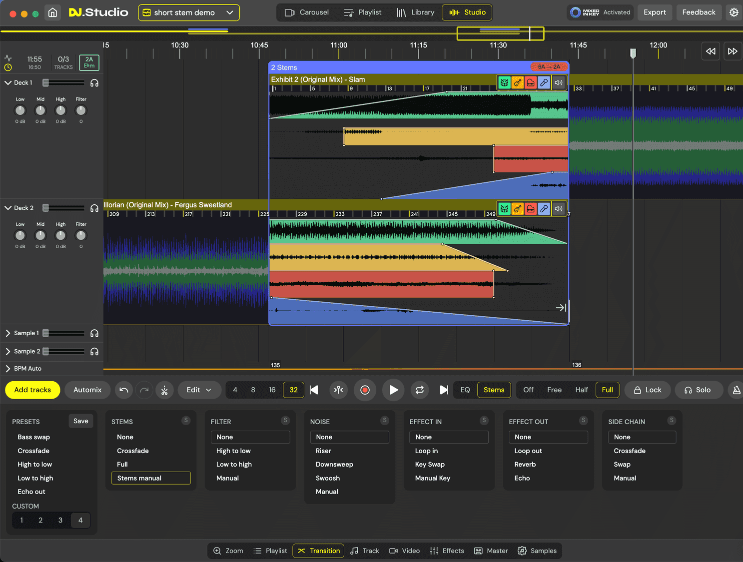 mashup songs online with dj studio
